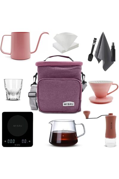 erorex Pour Over Coffee Station Coffee Dripper Stand Adjustable Coffee Bag V60 Coffee Server V60 Funnle