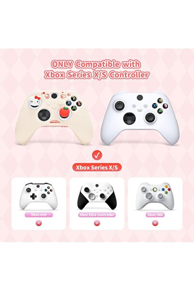 erorex Cute Cover Skin Xbox Series X Controller Soft Silicone Protective Case Ergonomic Protective Cover