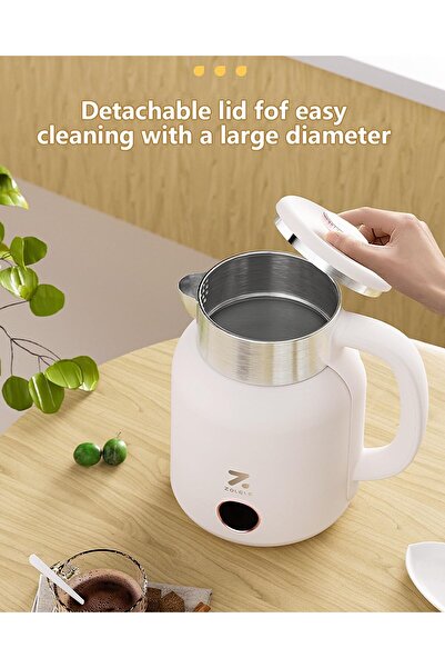 erorex Electric Kettle 1.5L Stainless Steel Kettle 2200W Auto Shut-Off, Dual Boiling Modes & 6-Speed