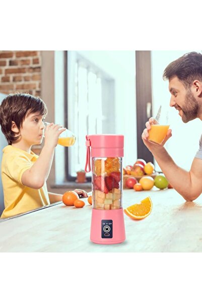 erorex Portable Blender, Fruit Mixer 6 Blades, Electric Usb Rechargeable Juicer, Fruit Mixing Machine