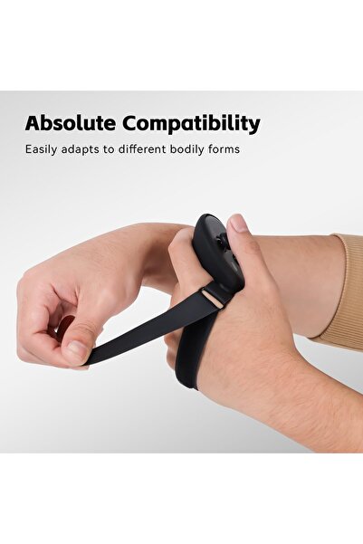 erorex Controller Grips Cover Compatible Meta Quest 3 Accessories Anti Throw Silicone Grips Cover