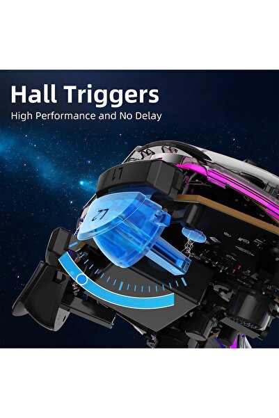 erorex Custom Controllers Ps4 Hall Trigger 8 Color Changing Led Lights Wireless Ps4 Remote Dual 4 Shock