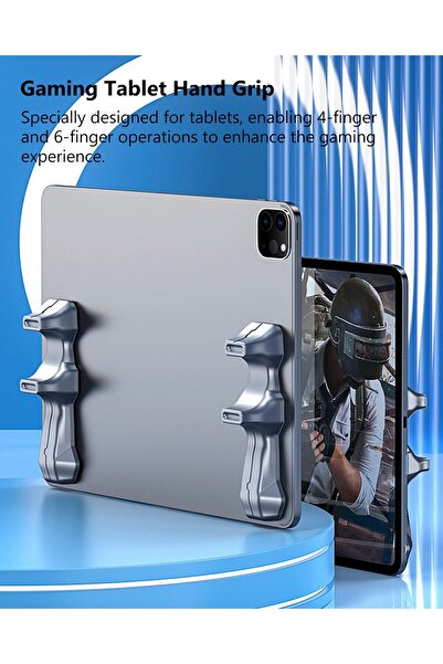 erorex Gaming Handle Ipad Anti Slip Silicone Gamepad Grip Tablet Hand Rest Multi Finger Operation Gamepad