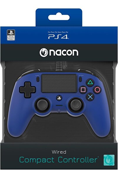erorex Ps4Ofcpadblue Wired Compact Controller For Playstation® 4 Blue