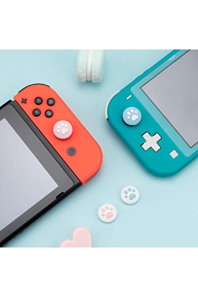 erorex Switch Thumb Grip Caps Joystick Cap Nintendo Switch & Lite Soft Silicone Cover Joy Con Controller