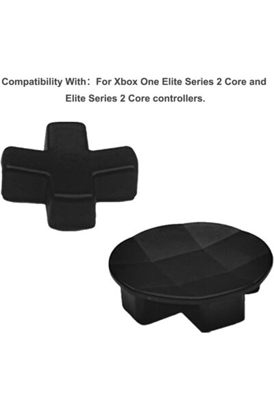 erorex 2 Pack Metal D Pads Xbox One Elite Series 2 Directional Arrow Button Standard D Pad Faceted D Pad