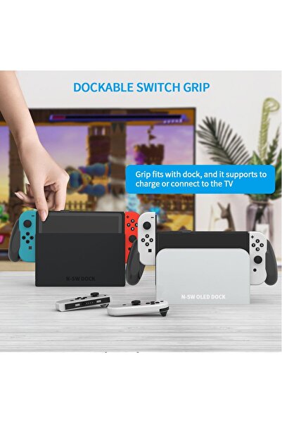 erorex Switch Oled/Switch Dockable Hand Grip Comfort Handheld Switch Oled/Switch Specially Ergonomic