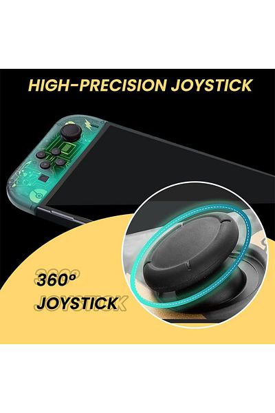 erorex وحدة تحكم Joy Con متوافقة مع لوحة تحكم لاسلكية بديلة لوحدة تحكم Joycon يسار يمين