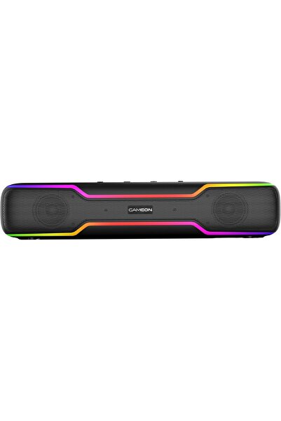 erorex Dominator Blaze Wireless Bluetooth Sound Bar 10W X2 Output 3000Mah Battery Rgb Lighting 6 Modes Tws