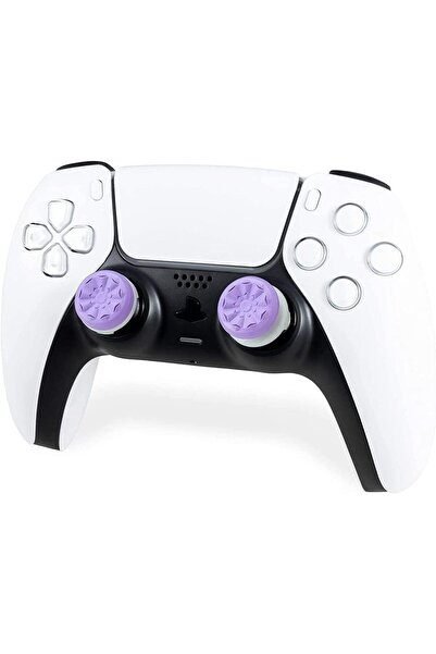 erorex Galaxy Purple Playstation 4 Playstation 5 Performance Thumbsticks Compatible Controller Grip