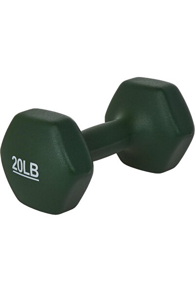 erorex Neoprene Dumbbells 20LB Set of 2 Light Green