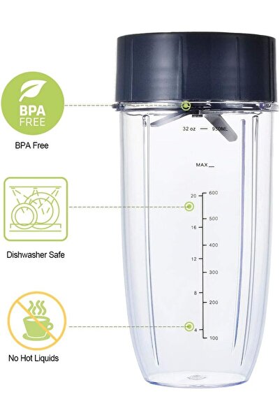 erorex Blender Replacement Parts Nutribullet, 32Oz & 24Oz Cups Replacement Extractor Blade, Compatible