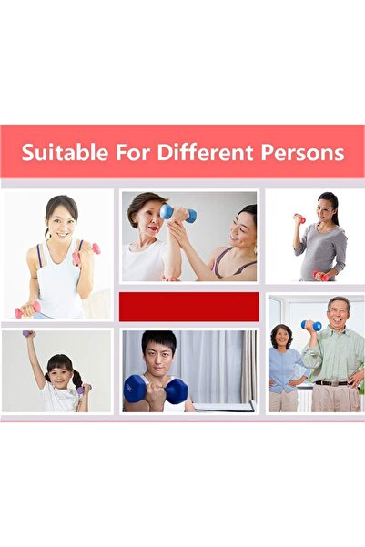 erorex Dumbbell Set Two Barbell Non Slip Grip Hexagon Hand Weights Set Neoprene Coated Home Gym Exercise