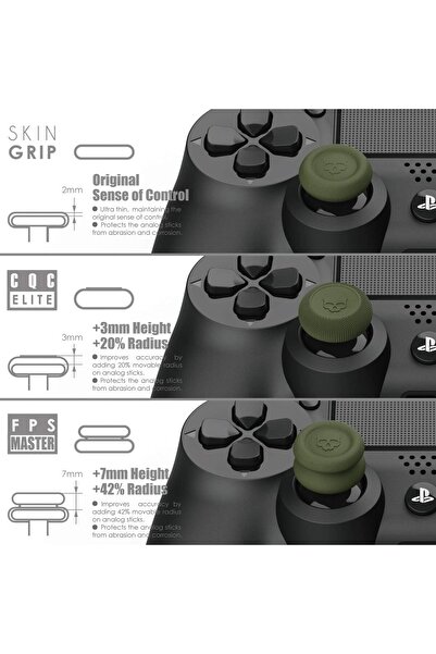 erorex Cqc And Fps Thumb Grips Joystick Cap Analog Stick Cover For Xbox Controller Od Green Set Of 6