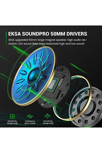 erorex Gaming Headset Xbox One Ps4 Pc Ps5 Mobile Devices Gaming Headset Noise Cancelling Microphone Over