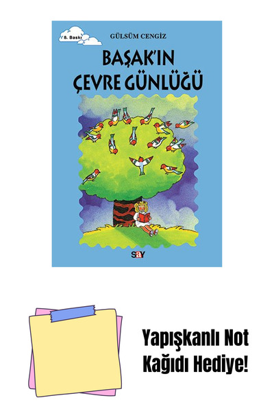 Say Yayınları Başak’ın Çevre Günlüğü + Yapışkanlı Not Kağıdı