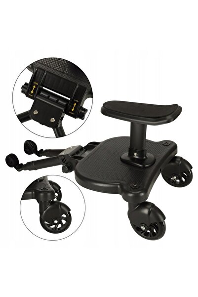 SERSIMO Stroller platform 55x33x36 cm, with seat for the second child, universal compatibility