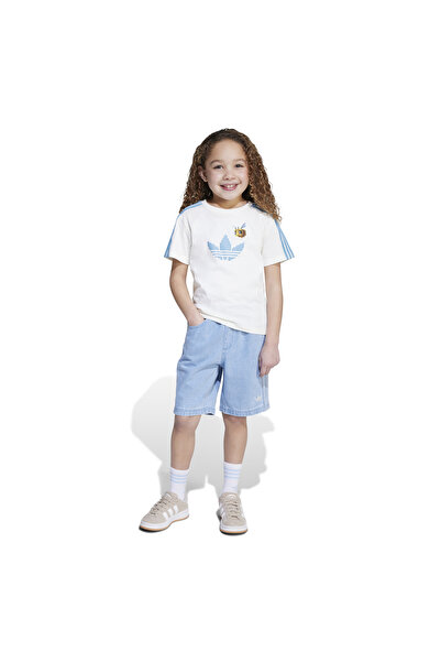 adidas Tişört D Şort SET Beyaz JZ9942