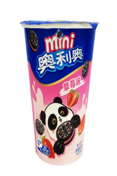 Oreo ميني فراولة فلف (55 جرام × 24)