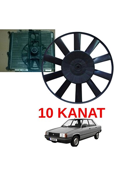 ZETOTO Renault 9 R9 Radyatör Fan Pervanesi 10 Kanat