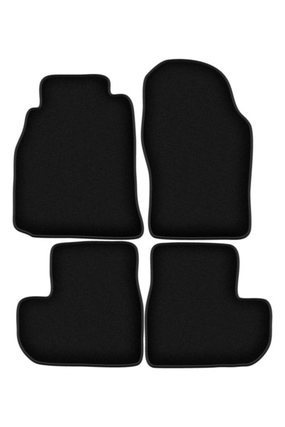 shumee Covorașe BASIC negre din velur pentru: Infiniti G35 CP sedan, coupe (2...