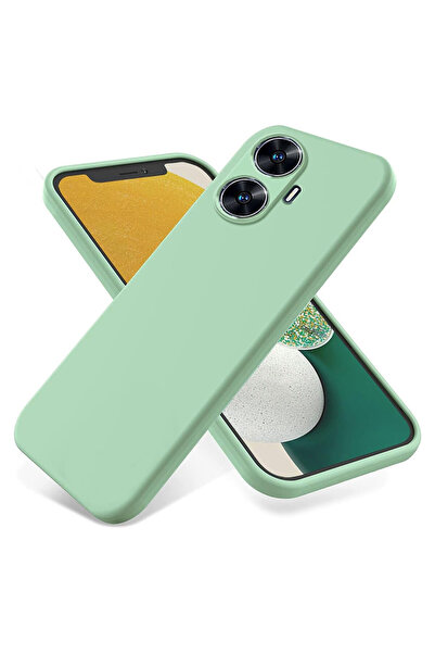 bestcase ® Θήκη σιλικόνης Premium για Realme C55, Πράσινο Αβοκάντο