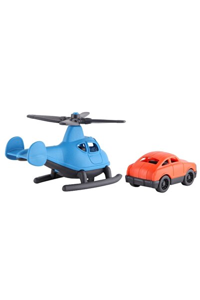 lets be child Set elicopter si masinuta, albastru/portocaliu, LC