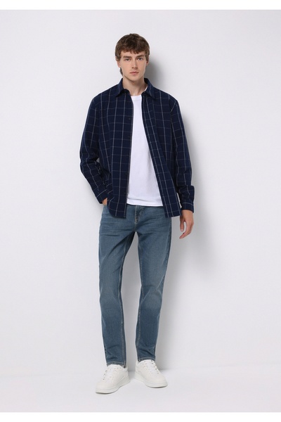 Colin's Ανδρικό μακρυμάνικο πουκάμισο με κανονική εφαρμογή