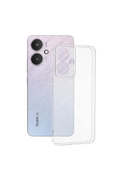 bestcase ® Διαφανής θήκη σιλικόνης 2MM για Xiaomi Redmi 13, διαφανής
