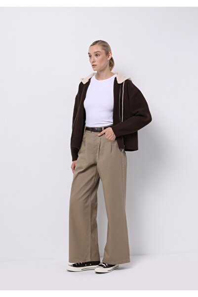 Colin's Γυναικεία Καφέ Ζακέτα Regular Fit