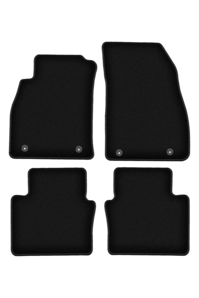 shumee Covorașe BASIC negre din velur pentru: Saab 9-5 II NG sedan, break, li...