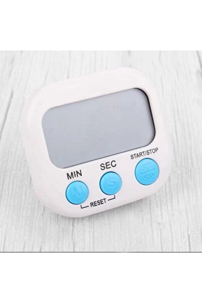 Choice1 WHITE Kitchen Timer Magnetic LCD Digital Countdown Timer Cooking Timer Alarm Clock Home Kitchen Acce