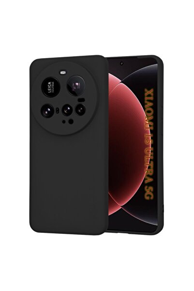 bestcase Husă premium din silicon pentru Xiaomi 15 Ultra, neagră