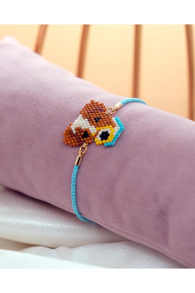 Miniklisi Blue Collar Foam Bracelet Miyuki