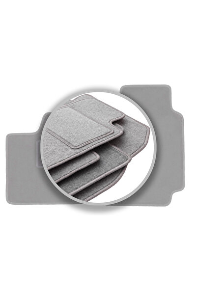 shumee Covorașe auto gri cenușiu pentru: Smart ForTwo I hatchback (1998-2007)