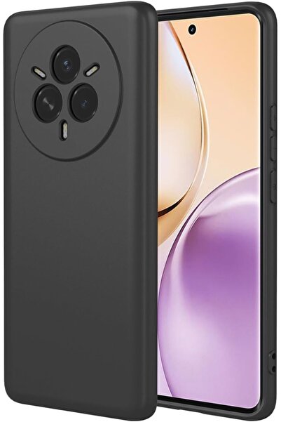 bestcase Husă premium din silicon pentru Realme 14 Pro Plus 5G, neagră