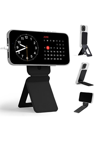 Elindor Suport telefon, trepied reglabil MagSafe, negru