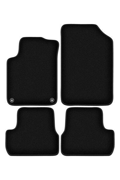 shumee Covorașe BASIC negre din velur pentru: Citroen DS3 cabrio (2015-)