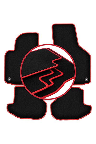 shumee Covorașe auto CARLUX-RED pentru: Volkswagen Eos cabrio (2005-2015)