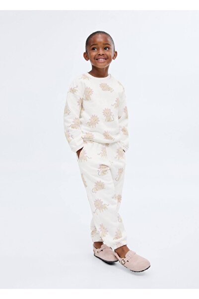 MANGO Baby Desenli pamuklu jogger pantolon