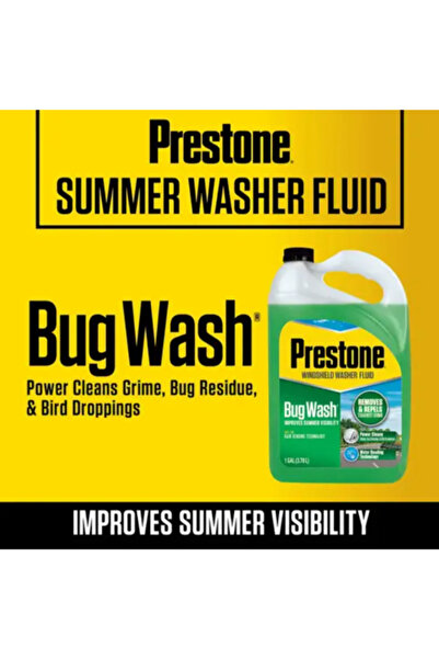 PRESTONE Bug Wash Windshield Washer Fluid 3.78 Liter