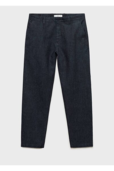 MANGO Man Koyu yıkama düz kesim jean