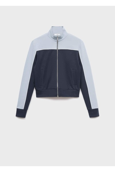 MANGO Woman İki renkli dar kesim ceket
