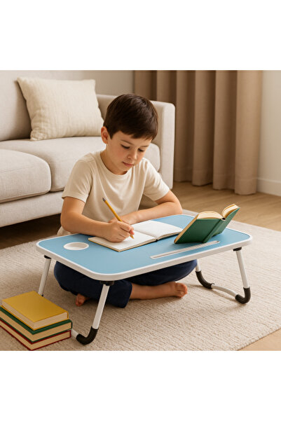 Other مكتب دراسة محمول وقابل للطي - أزرق