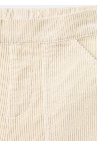 MANGO Kids Geniş paça kadife pantolon