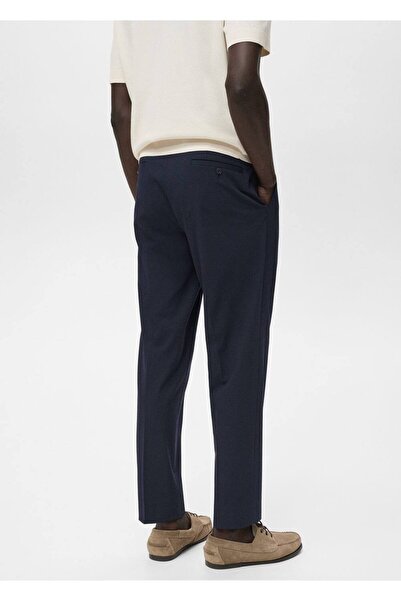 MANGO Man Dar kesim kumaş pantolon