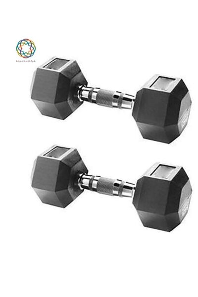 fitnessunion مجموعة دمبل سداسية مكونة من قطعتين بوزن 7كجم