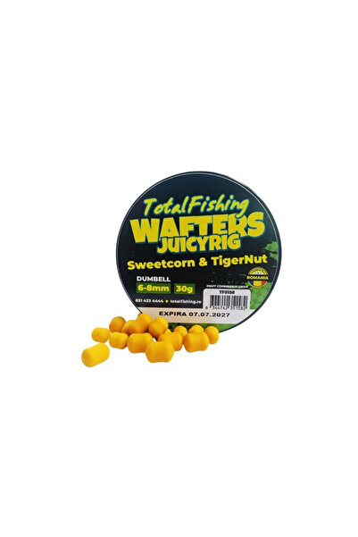 TotalFishing Wafters JuicyRig Sweetcorn & TigerNut 6-8mm