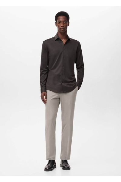 MANGO Man Comfort stretch ütü gerektirmeyen gömlek