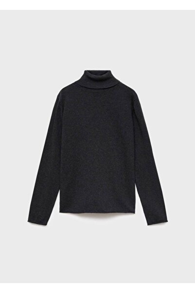 MANGO Kids Boğazlı örgü kazak